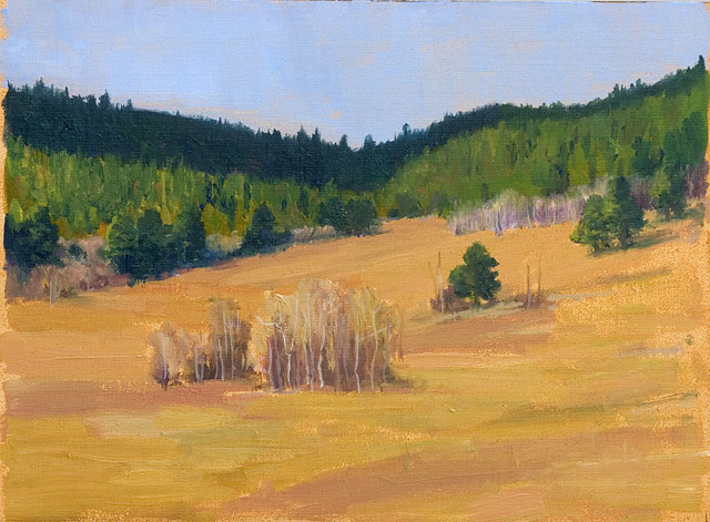 "Cheley Camp" by Dan D'Amico, a plein air landscape painting