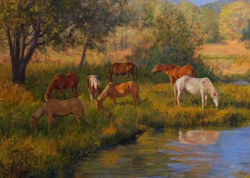 "The Bounty of Summer" by Dan D'amico  36" x 48" oil on linen painting