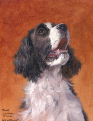 "Millie" by Dan D'Amico, a pet portrait.