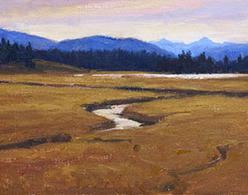 "Pelican Valley" by Dan D'Amico, a Plein Air landscape painting